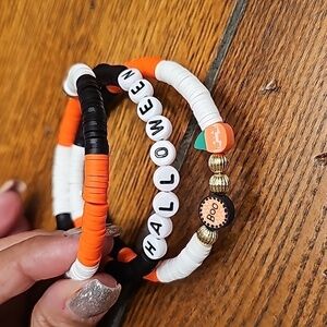 Halloween 3 layer bracelet